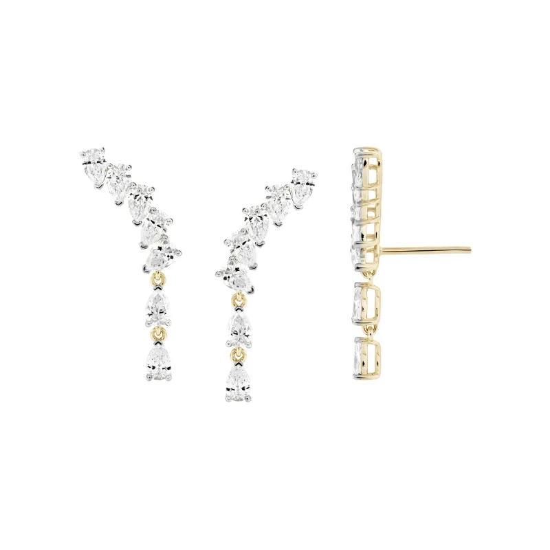 עגיל מוט פרפר